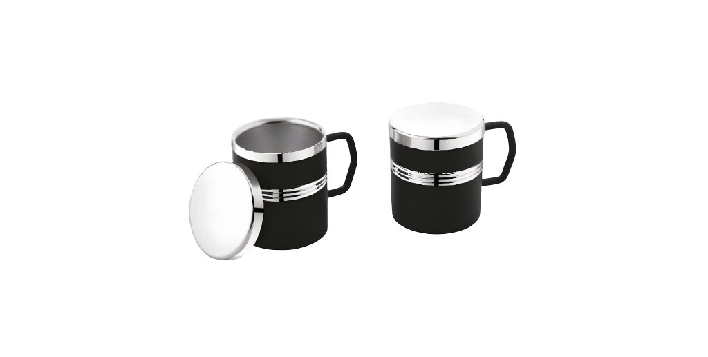 2 Pcs Mug with Coaster